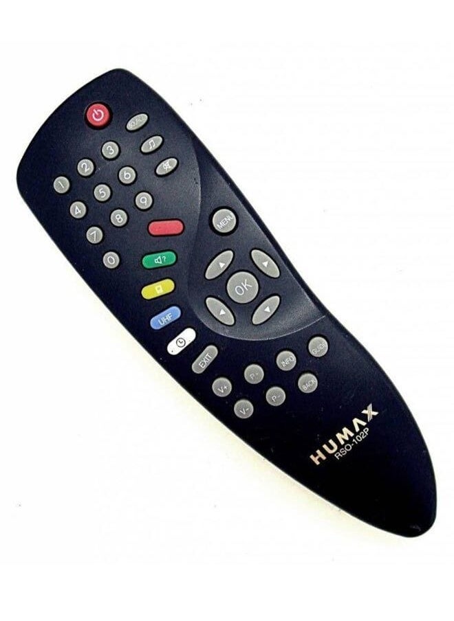 Humax Tv Receiver Remote Control Black  - Image 1