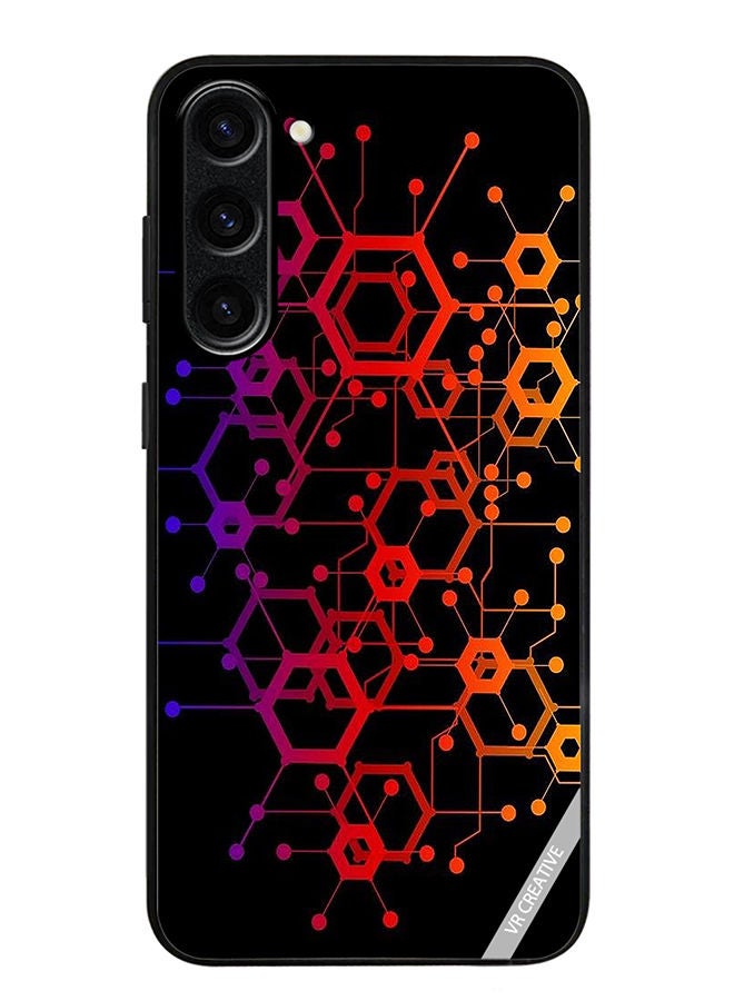 VR CREATIVE Protective Case Cover For Samsung Galaxy S23 Abstract Circuit Board Design Multicolour - Image 1
