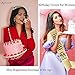Aprince Birthday Crown Sash Set Rhinestone Tiaras and Crowns for Women Girls Gold Tiara Sash for Birthday Prom Photoshoot - Image 3