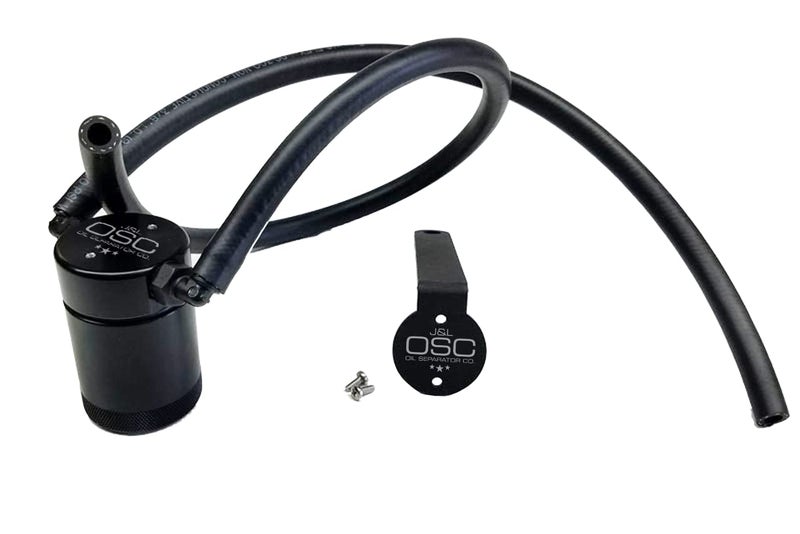 J&L Oil Separator Co. 3.0 Oil Separator Compatible with 1997-2013 Chevy/GM Truck/SUV 4.8L/5.3L/6.0L/6.2L Driver Side (Black) - Image 4