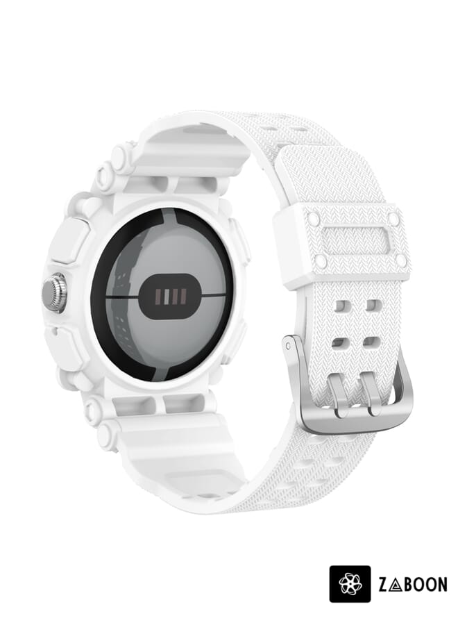 Zaboon Google Pixel Watch Three-proof Solid Color Integrated Watch Band - Image 2