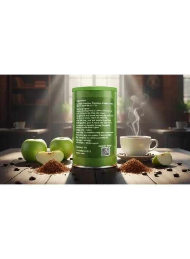 Dpono Apple Coffee – Premium Flavored Arabica Ground Coffee with Apple Flavor – 125g - Image 3