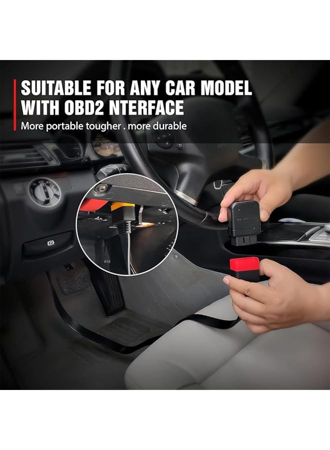 YARDHOBI Obd2 Extension Cable, Automotive Diagnostic Scan Tool, Full 16 Pin Extension Cable For Odbii Scanner, Full 16 Pin Male To Female For Car Obd Diagnostic Extender Cord Connector (60Cm/23.6Inch) - Image 5