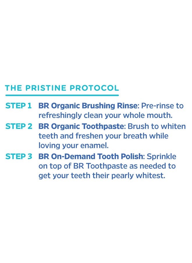 Essential Oxygen Essential Oxygen Pristine Protocol A 3-Step System (1. Rinse 2. Brush 3. Polish) for Your Best Smile Ever, 3 Count, Combo Pack  - Image 5