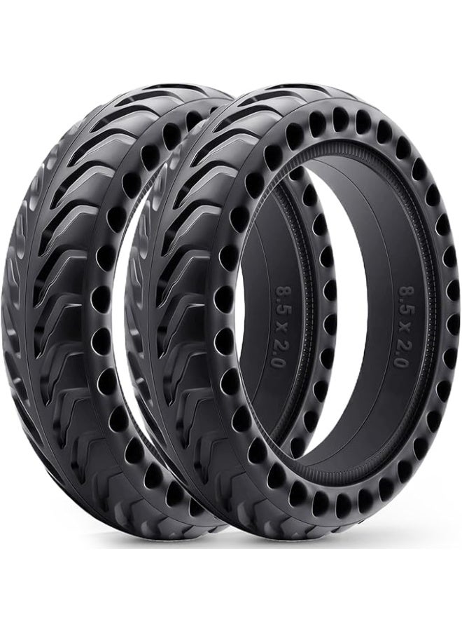 Arabest 8.5 Inch Electric Scooter Solid Tire, Puncture-Proof Replacement Wheel for Xiaomi M365/Segway Ninebot, Non-Slip Rubber for Urban Commuting & Daily Rides, for Scooter Owners, Commuters & Maintenance Enthusiasts - Image 1