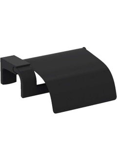 Tema Premium Matte Black Toilet Roll Holder 