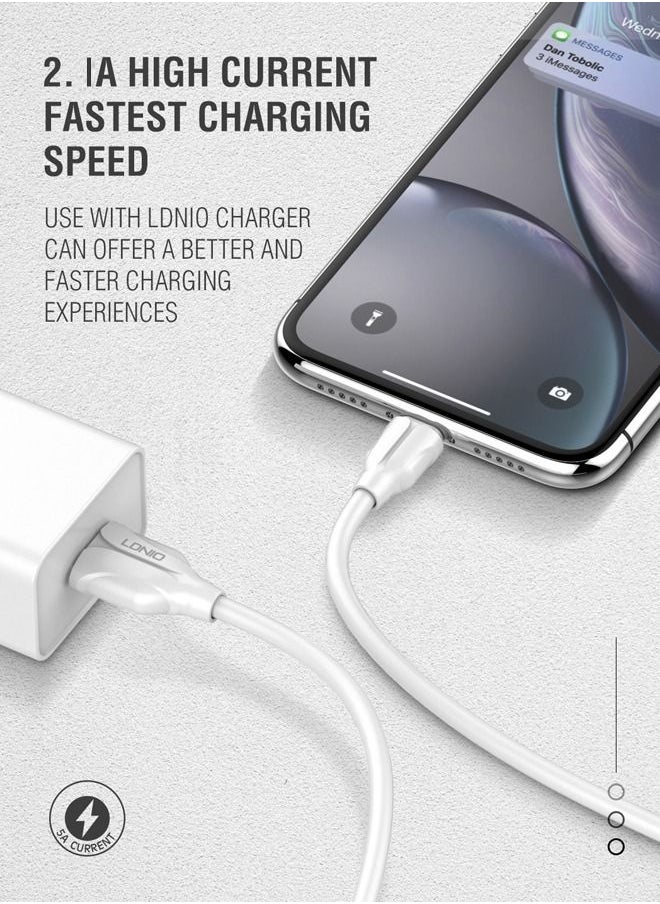 LDNIO - USB To Lightning Data Sync And Charging Cable For Apple iPhone - Image 1