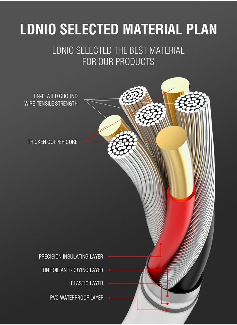 LDNIO - USB To Lightning Data Sync And Charging Cable For Apple iPhone - Image 1