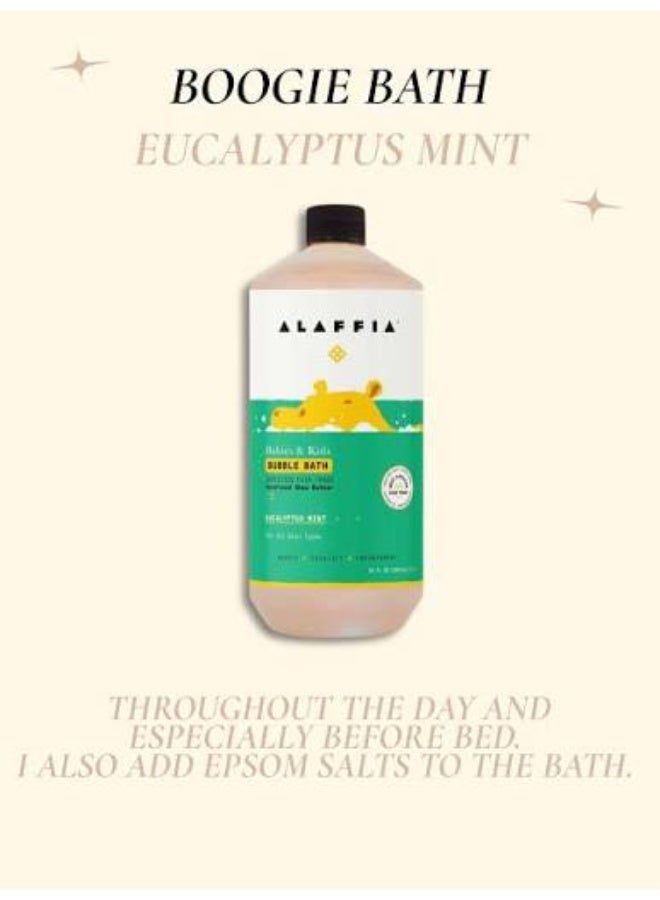 Alaffia, Bubble Bath, Babies & Kids, Eucalyptus Mint, 946 ml - Image 4