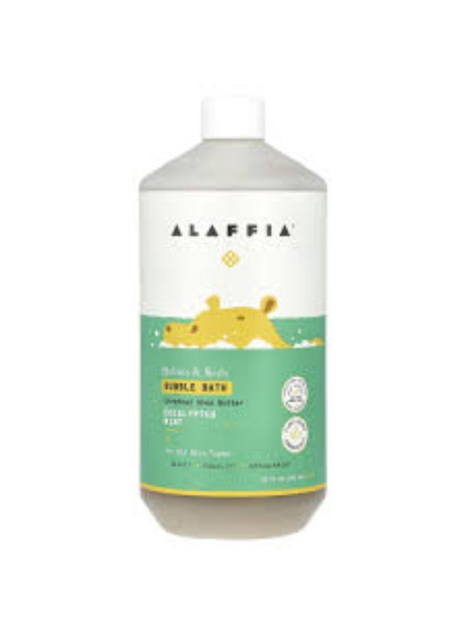 Alaffia, Bubble Bath, Babies & Kids, Eucalyptus Mint, 946 ml - Image 3