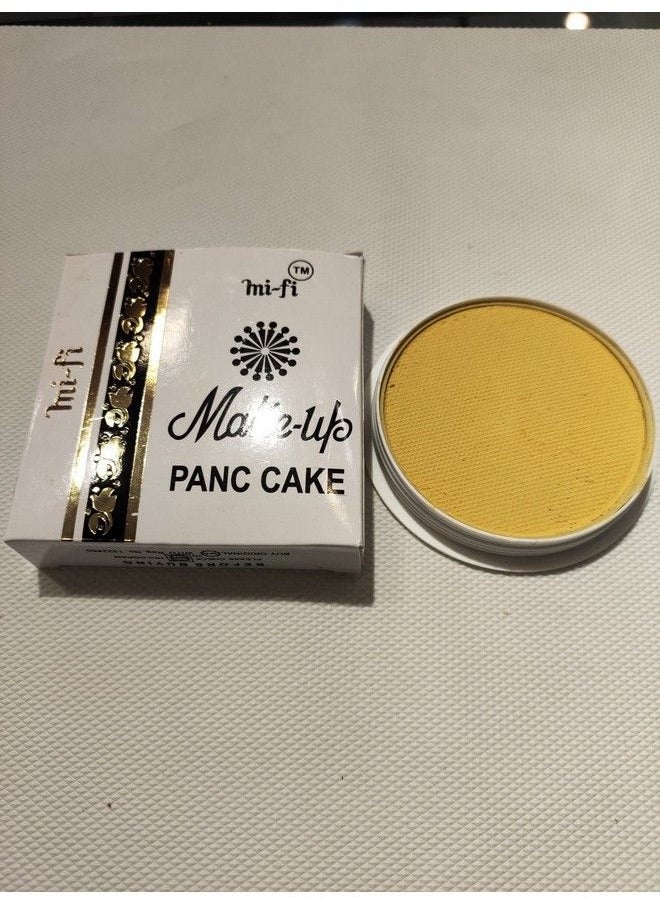 PMW - Mifi Pancake Yellow Colour Make Up Powder For Classical Dance Pack Of 1 - Image 1