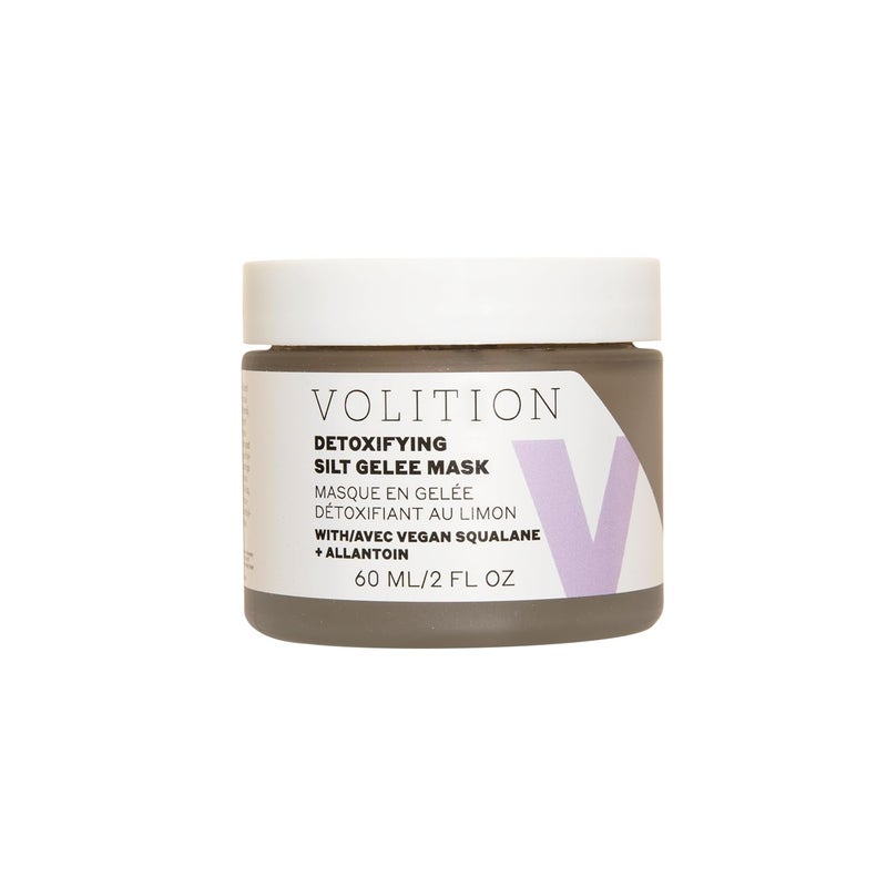 VOLITION Volition Beauty Detoxifying Silt Gele Mask with Vegan Squalane  Allantoin 60ml2oz  Detoxifies Smoothes Hydrates
