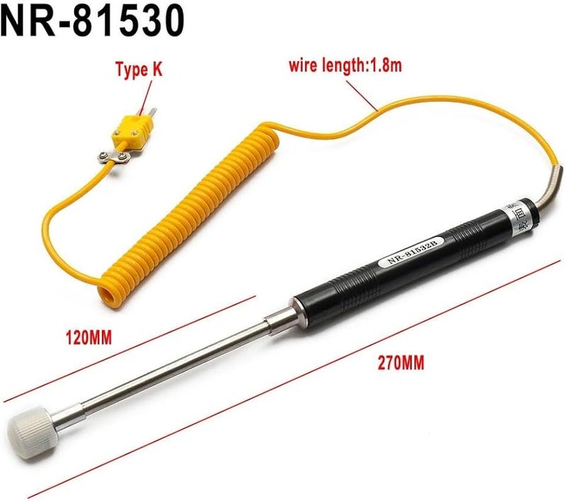 K Type Thermocouple Temperature Probe Sensor NR 81530 For Digital Thermometer - Image 4