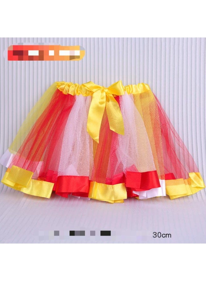NIBEMINENT Children's Day bestselling girls' dresses, rainbow dresses, tulle dresses, children's dance dresses, half dresses, princess dresses and performance costumes
