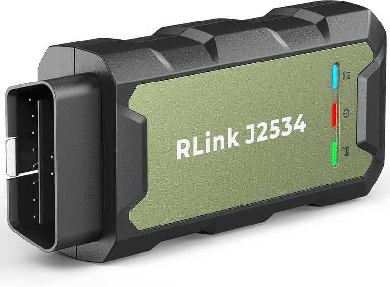 TOPDON RLink J2534 Pass-Thru Programmer, OEM Diagnostic Interface, ECU Programming Coding Tool, CAN-FD DoIP D-PDU, Wired USB Vehicle Reprogramming Device for Windows - Image 1