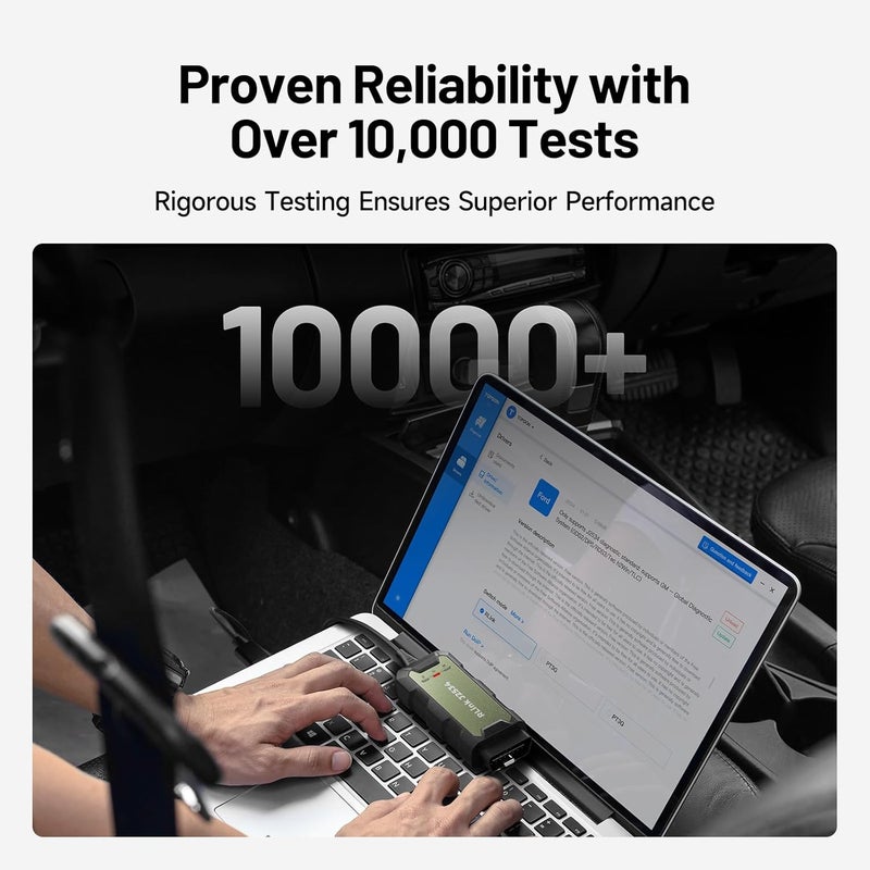 TOPDON RLink J2534 Pass-Thru Programmer, OEM Diagnostic Interface, ECU Programming Coding Tool, CAN-FD DoIP D-PDU, Wired USB Vehicle Reprogramming Device for Windows - Image 4