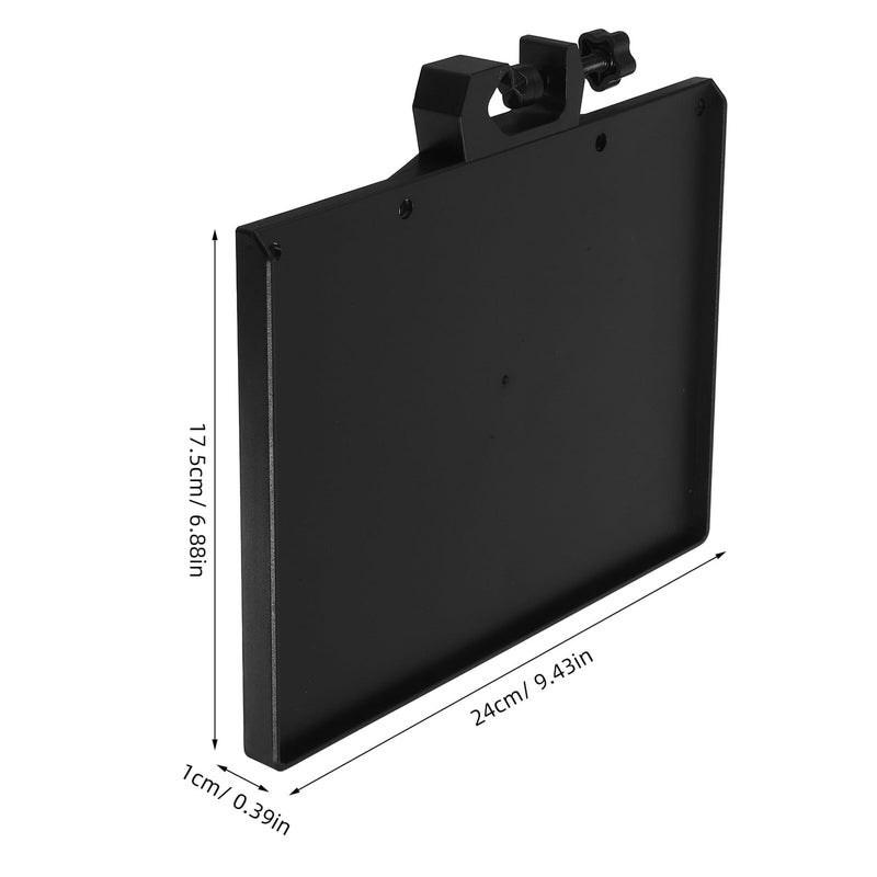 Multifunctional Clamp On Mic Stand with Movable Sound Card Tray Phone Holder Storage Rack - Image 3