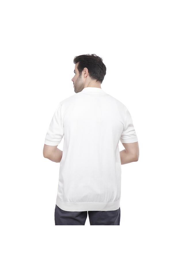 كوب قميص بولو منسوج بأكمام قصيرة - Image 3