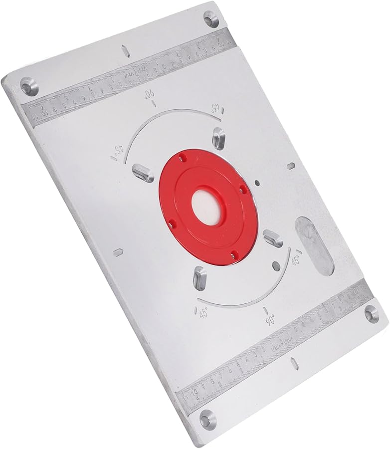 لوح طاولة التوجيه من الألومنيوم لوح النجارة متعدد الوظائف للتشذيب والنقش باستخدام قواطع التوجيه - Image 4