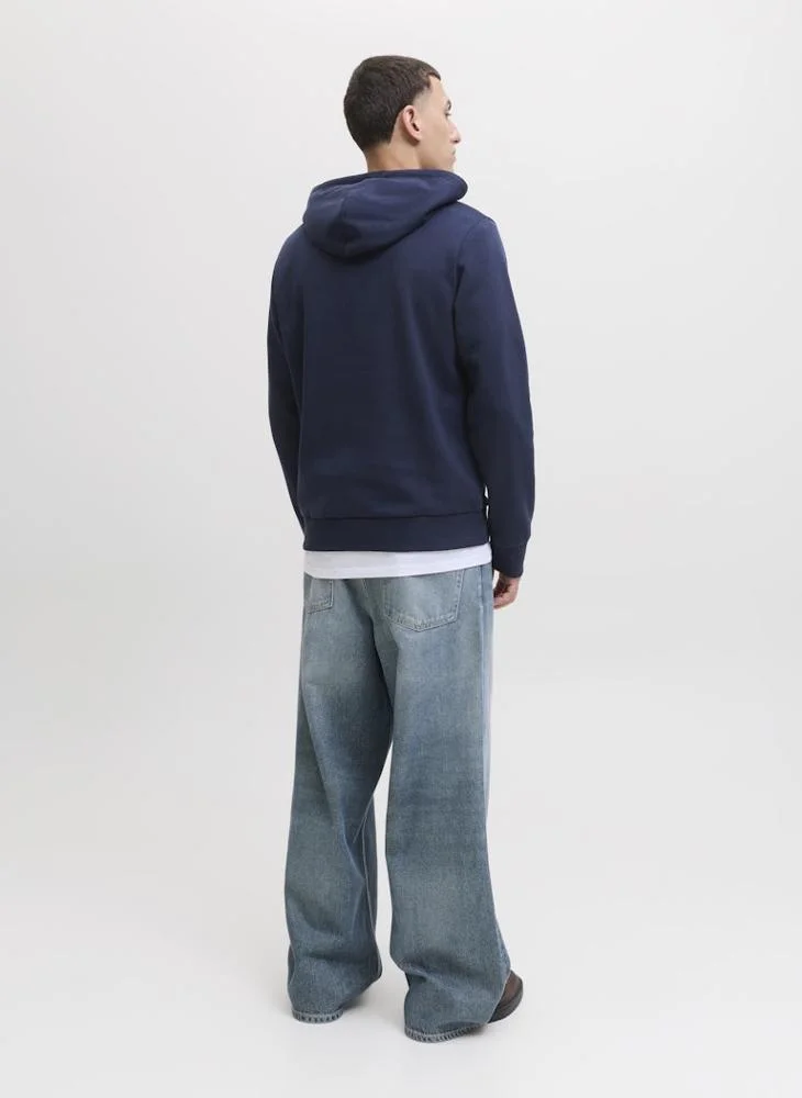 JACK & JONES Logo Pullover Hoodie