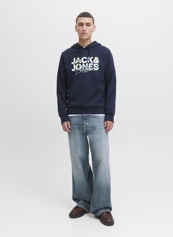 JACK & JONES Logo Pullover Hoodie - Image 1