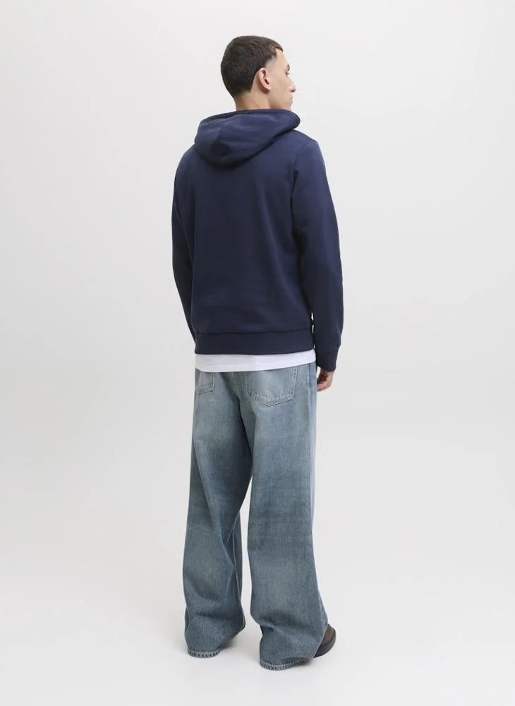 JACK & JONES Logo Pullover Hoodie