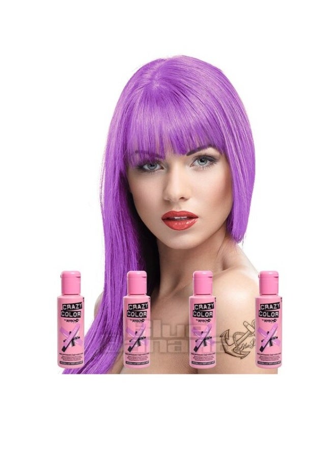 Crazy Color Free Semi-Permanent Hair Color 100 ml – Lavender - Image 5