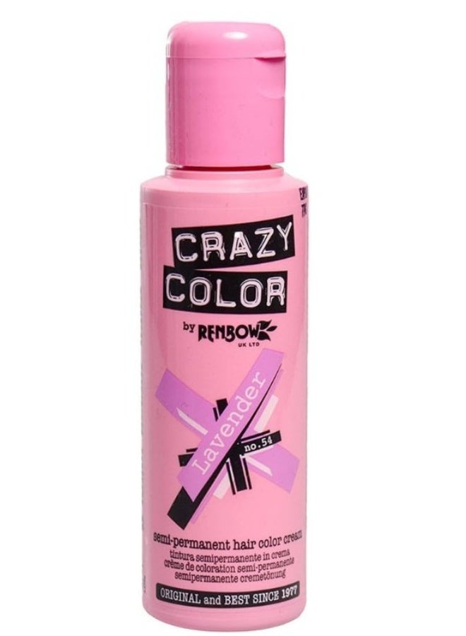 Crazy Color Free Semi-Permanent Hair Color 100 ml – Lavender - Image 2