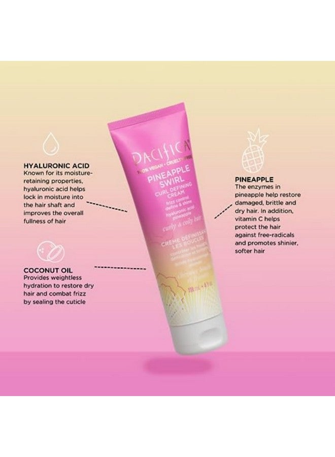 باسيفيكا كريم تحديد تجعيدات الشعر من باسيفيكا بيوتي باينابل سويرل، نباتي 100% وخالٍ من القسوة، 4 أونصة سائلة - Image 4
