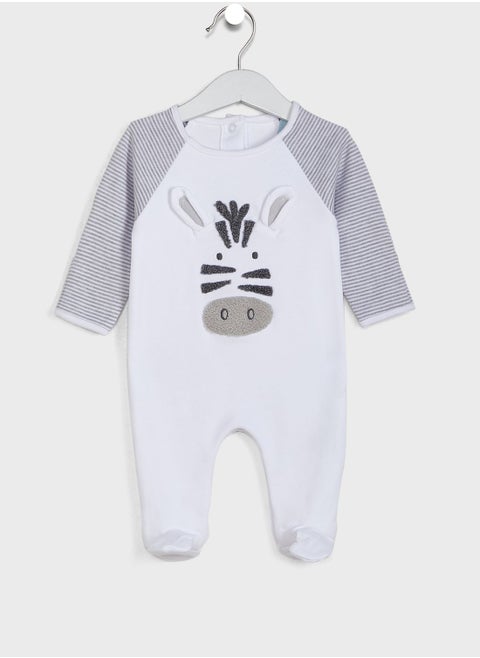 Infant Zebra Print Onesies