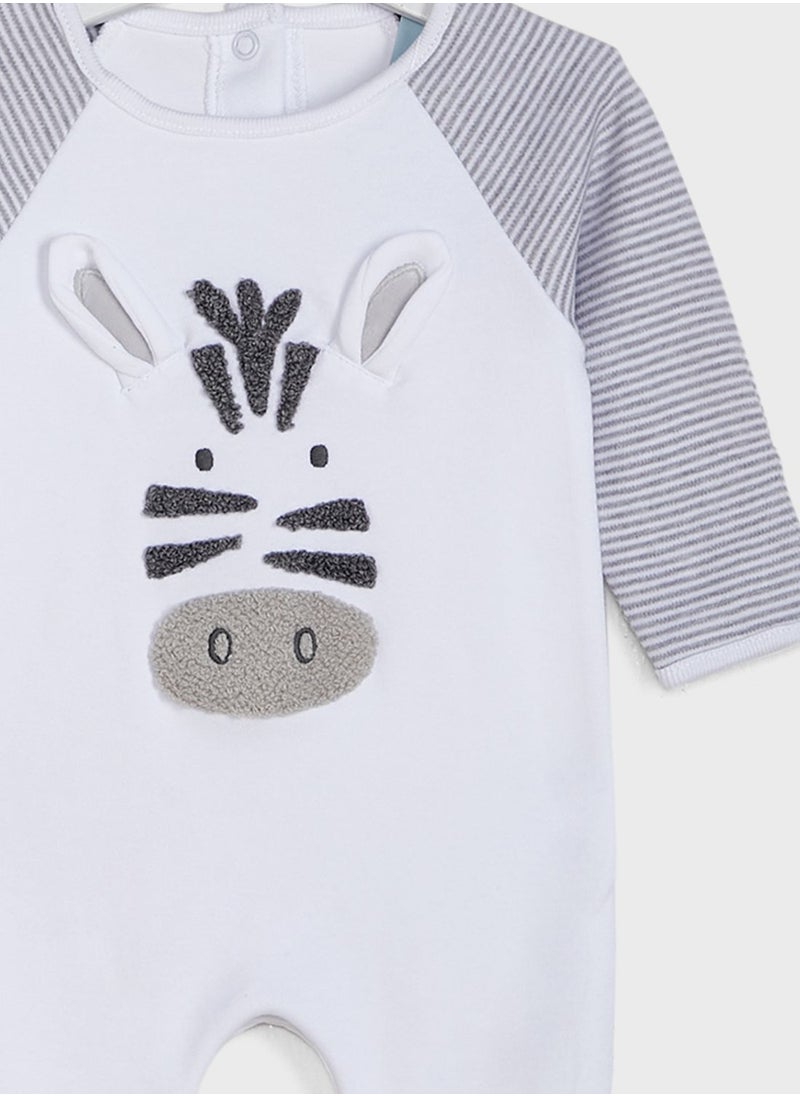Infant Zebra Print Onesies