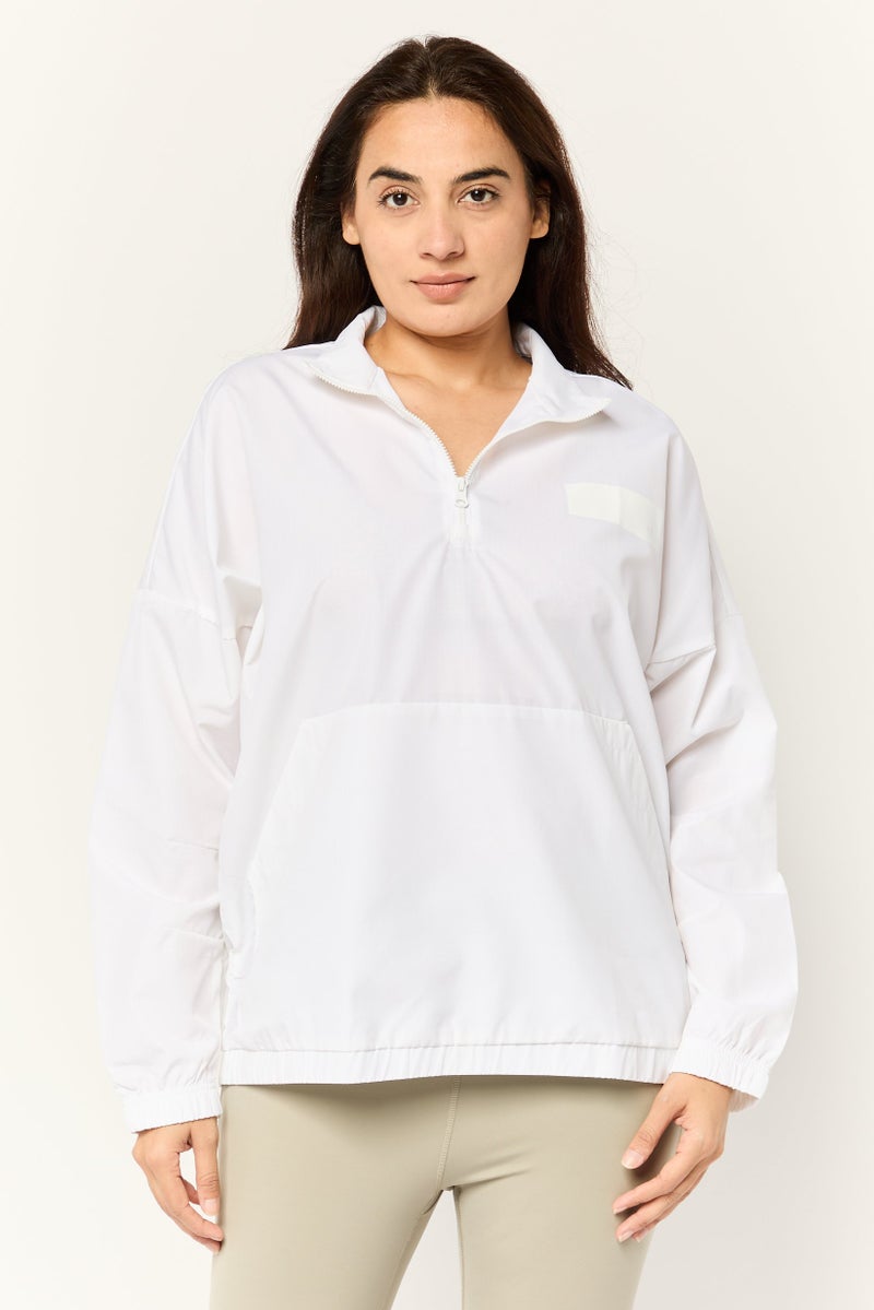 Adidas Adidas x Parley Women Sportswear Fit Long Sleeves Training Jacket, White  - Image 1