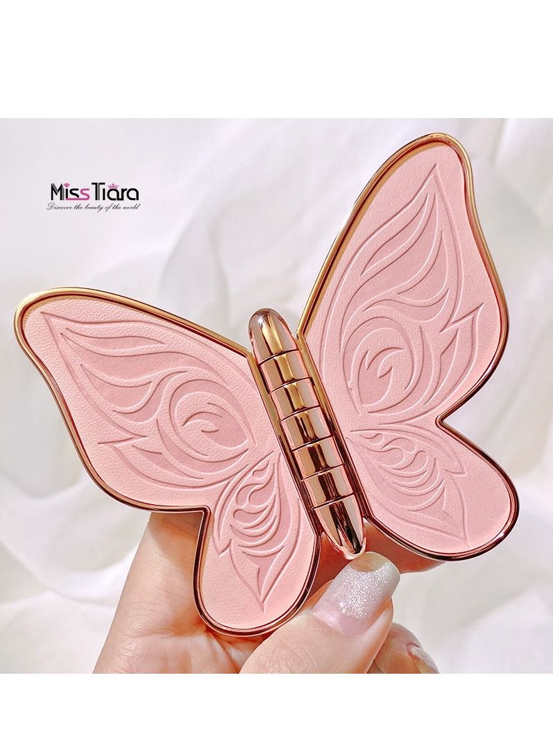 MissTiara 6 color Butterfly Shape Eyeshadow Pearlescent Sequins Glitter Matte Natural Color Beginner Makeup EyeShadow Pallet for Girls - Image 2