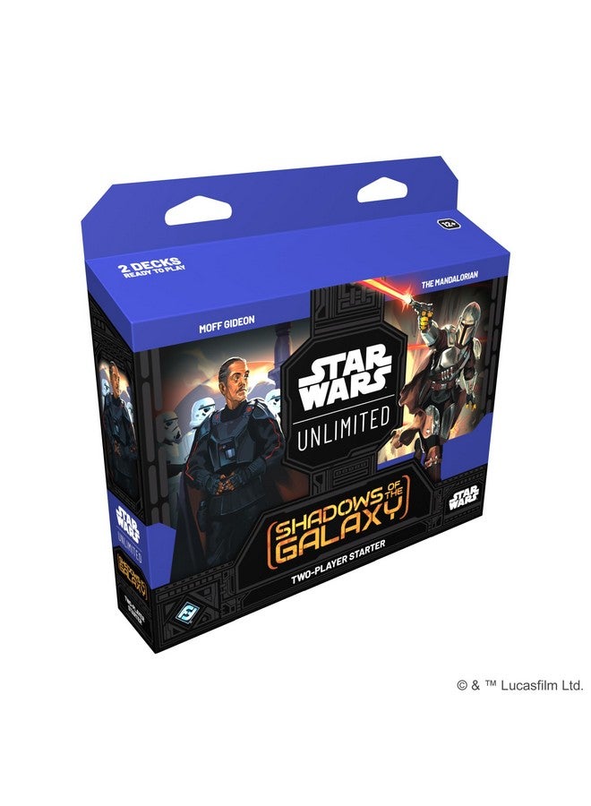Fantasy Flight Games Star Wars: Unlimited TCG Shadows of The Galaxy Starter Set - Master The Galaxy! Fast-Paced Trading Card Game for Kids and Adults, Ages 12+, 2 Players, 20 Minute Playtime, Made by Fantasy Flight Games  - Image 1
