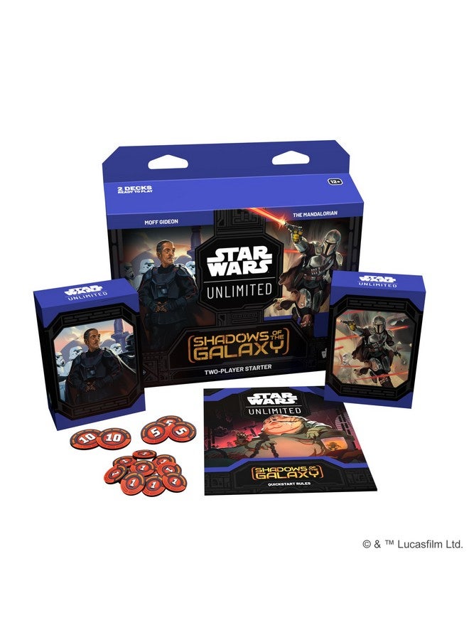 Fantasy Flight Games Star Wars: Unlimited TCG Shadows of The Galaxy Starter Set - Master The Galaxy! Fast-Paced Trading Card Game for Kids and Adults, Ages 12+, 2 Players, 20 Minute Playtime, Made by Fantasy Flight Games  - Image 2