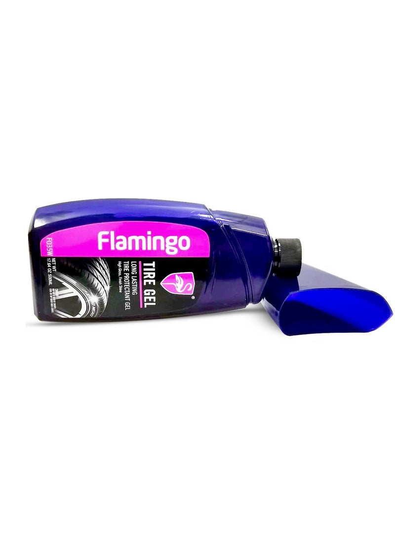 FLAMINGO - Flamingo Long Lasting High Gloss Tire Protection Gel 500 ml - Image 1
