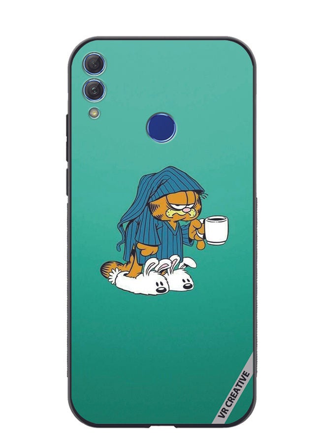 Protective Case Cover For Honor 10 Lite Cartoon Design Multicolour
