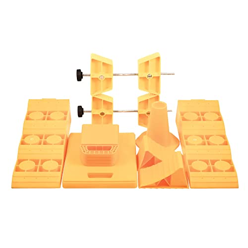 Camco مجموعة تثبيت حقيبة كامكو الكبيرة - تشمل مرافق لتسوية وتثبيت مركبتك الترفيهية أو مقطورة - مجموعة كاملة مكونة من 14 قطعة مع حقيبة تخزين ثقيلة - (44550) - Image 3