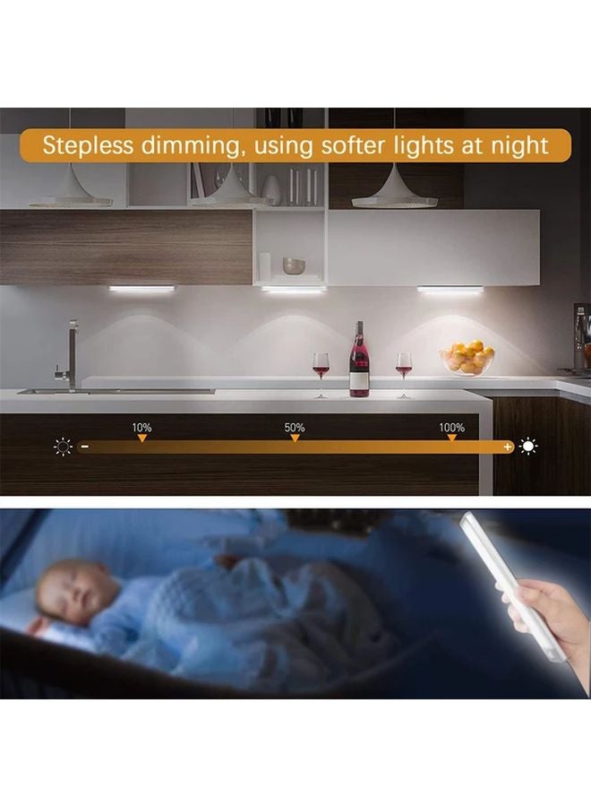 2 Pack White LED Lights USB Powered Adjustable Brightness Magnetic Mounting - Image 5