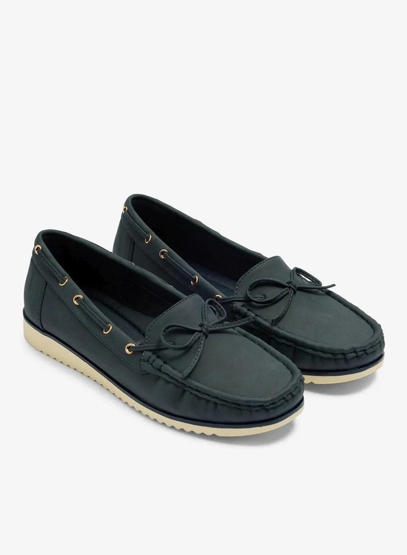 ماتلان Soleflex Navy Boat Loafers