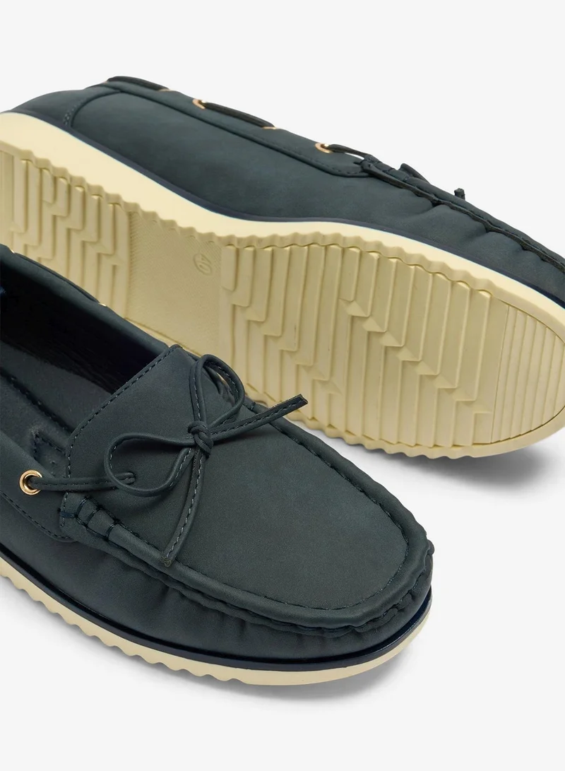 ماتلان Soleflex Navy Boat Loafers