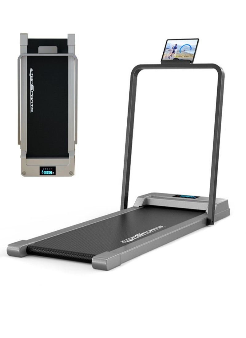 ETG 1-6KM/H Freely Adjustable Household Small Treadmill with LED Display and Wireless Remote Control, Installation-Free and Foldable  - Image 2
