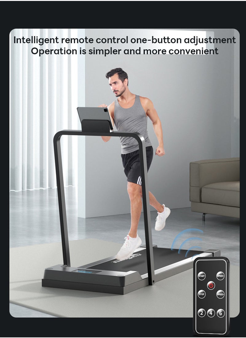ETG 1-6KM/H Freely Adjustable Household Small Treadmill with LED Display and Wireless Remote Control, Installation-Free and Foldable  - Image 5