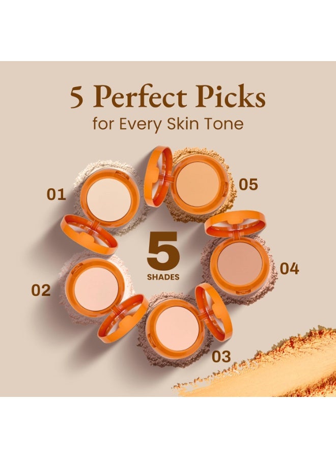 Colors Queen Sun Expert Compact Powder with SPF 60 UVA/UVB PA+++ | UV Protection, Oil Control, Easy to Blend Matte Finish, Long Wearing & Lightweight Compact Powder (03 - Honey, 15g) - Image 3