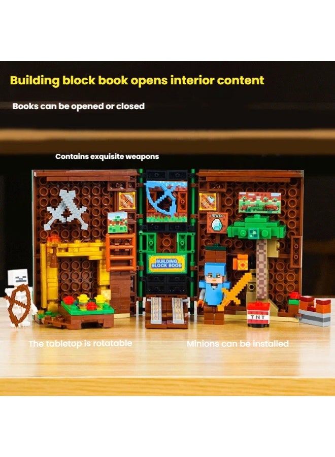 ماين كرافت بنة نموذج الديكور ألعاب تعليمية للأطفال تجميع لعبة هدايا للعائلة والأصدقاء - Image 2