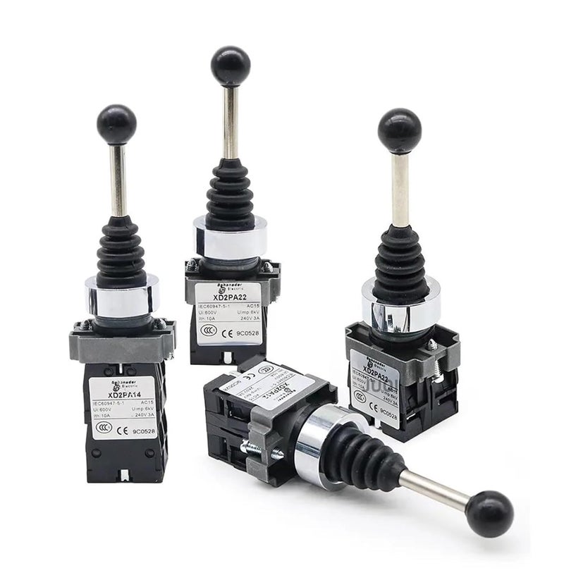 2NO 2 Position 4NO 4 Position Cross Rocker Switch XD2PA14 XD2PA24 Joystick Controllers Rocker Switch XD2PA12 XD2PA22(XD2PA12) - Image 1