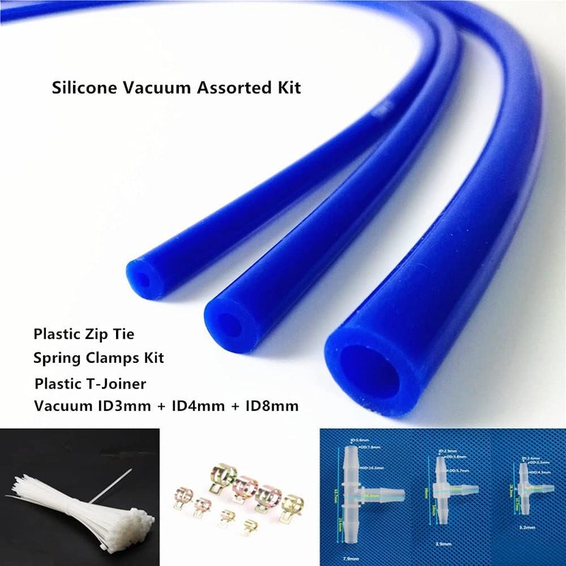 AotoKoop Blue Silicone Vacuum Hose Engine Dress Up DIY Kit - Image 2