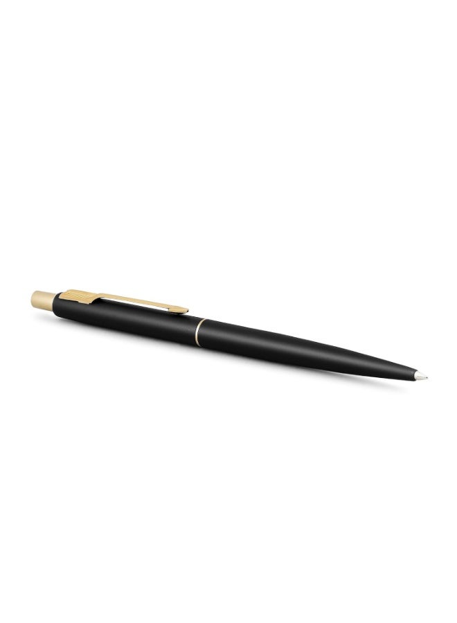 Parker Classic Matte Black Gold Trim Ball Pen| Ink Color - Blue | Unique Gift For Employees | Leading Pen For Corporate - Image 5