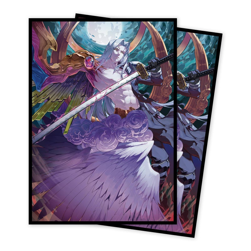 Comdek00 MTG Card Sleeves(Half Human,Half Angel), Clear Front & Matte Back, Smooth Shuffle, Art Card Sleeves Deck Protector - Image 1