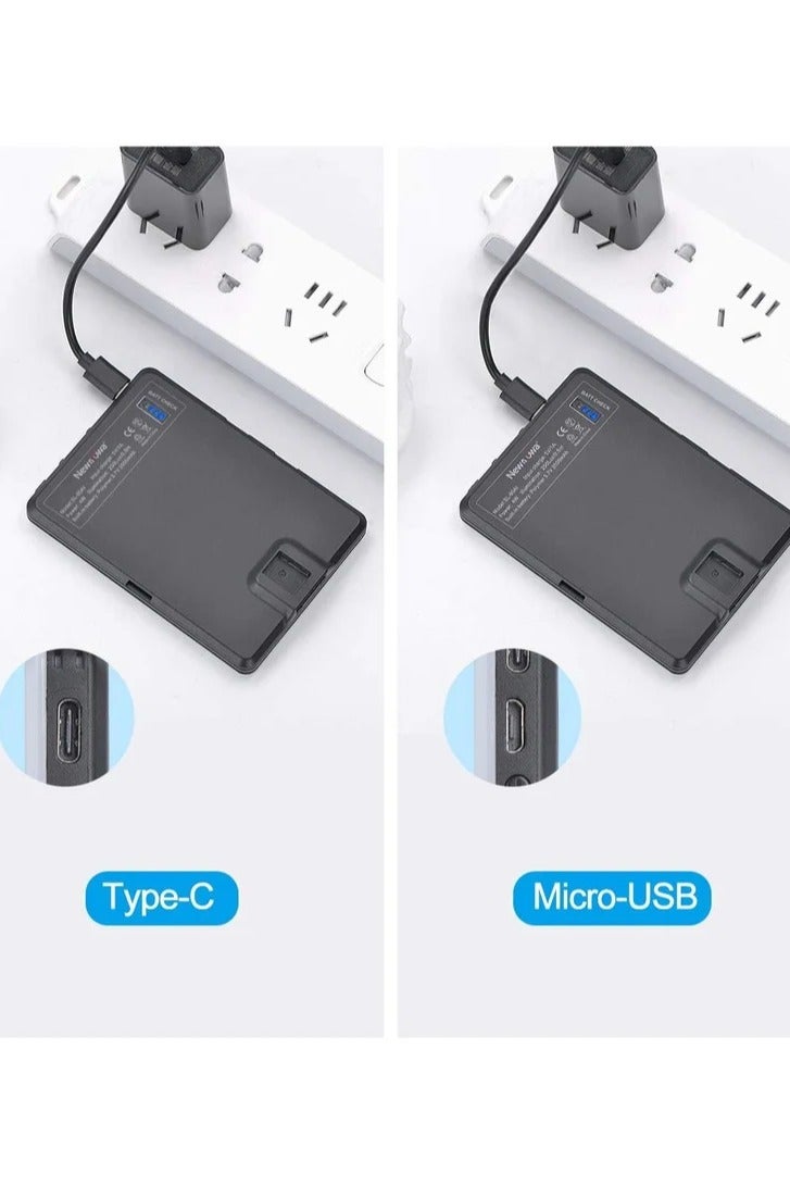 Eworld High-power 60-LED Rechargeable Selfie Light with Front & Back Clips, 3 Light Modes and 10 Brightness Levels, Ideal for Makeup, Selfies, Vlogs, Video Conferences on Smartphones, Tablets, Laptops - Image 4